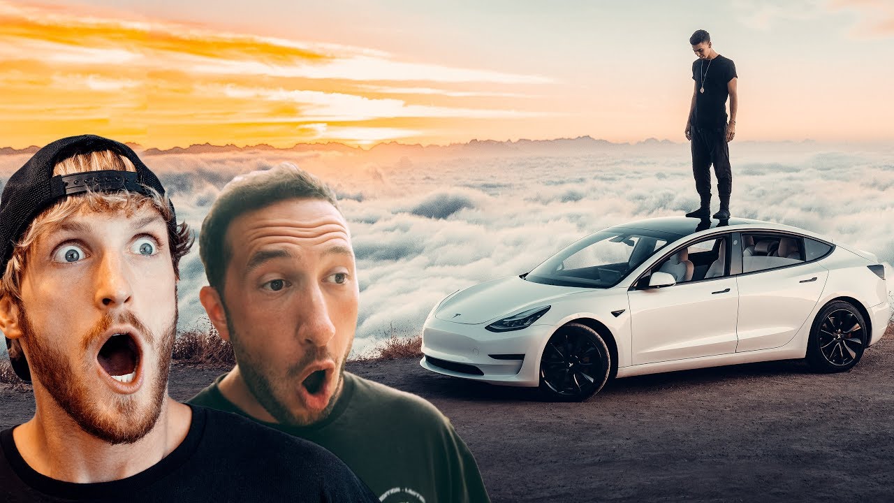Surprising Logan Paul With My New Car - YouTube
