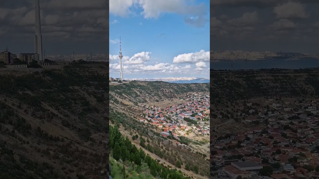 Beautiful view of the coast of Baku. Красивый вид на побережья Баку. Luxury Life Hotel&Restaurants