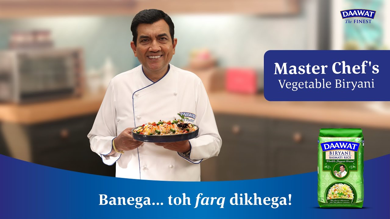 Vegetable Biryani | Sanjeev Kapoor | Daawat Biryani Basmati Rice