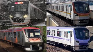 【意外と可愛い⁉︎】東急大井町線急行列車　東京メトロ新型車両　高速通過集