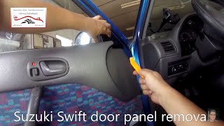 Suzuki Swift 1994-2004 door panel removal Suzuki Swift 1994-2004 door panel removal