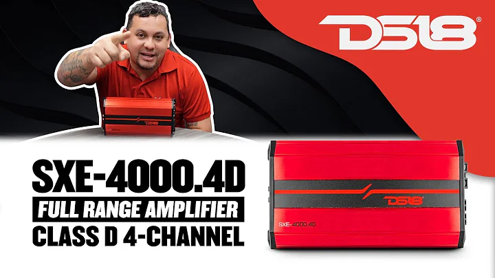 DS18 SXE-4000.4D Full-Range Class D 4-Channel Car Amplifier