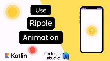 How to add a RIPPLE ANIMATION  in android studio kotlin || Ripple effect in 2023 ||