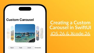 【iOSアプリ開発】Creating a Custom Carousel in SwiftUI – iOS 26 & Xcode 26