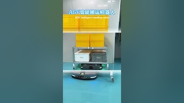 Unmanned Intelligent handling  rotary latent jacking robot #agv #amr #obstacleavoidance