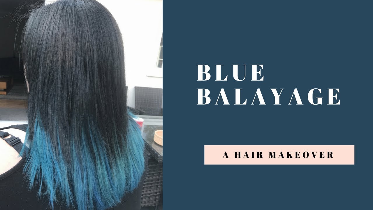 5. Dark Blue Balayage Hair - wide 3