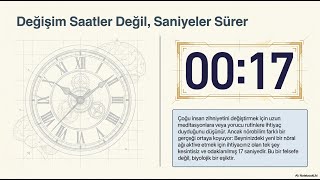 Beyninizi Yeniden Programlayın: 68 Saniyelik Zihinsel Dönüşüm Formülü (V2)