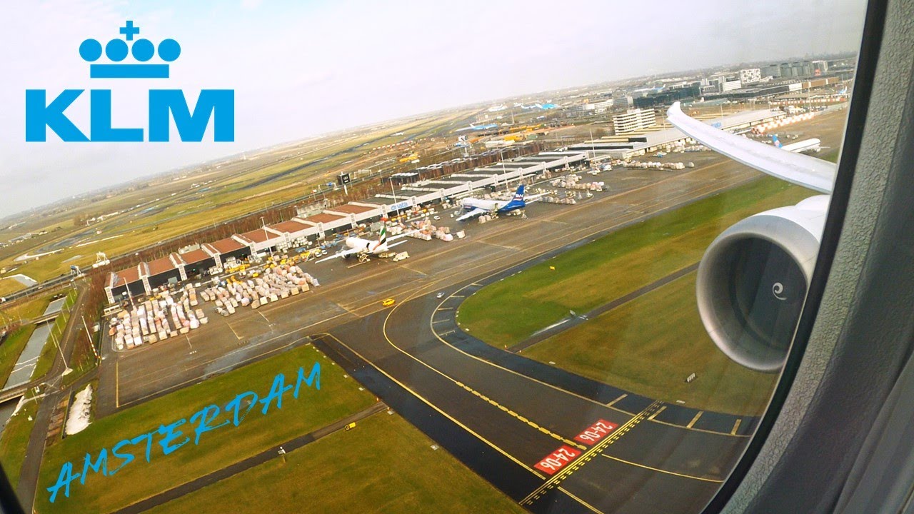 KLM | Boeing 787-9 | Amsterdam (EHAM) Rwy 24 | Seat 1K | Takeoff to 10,000 ft