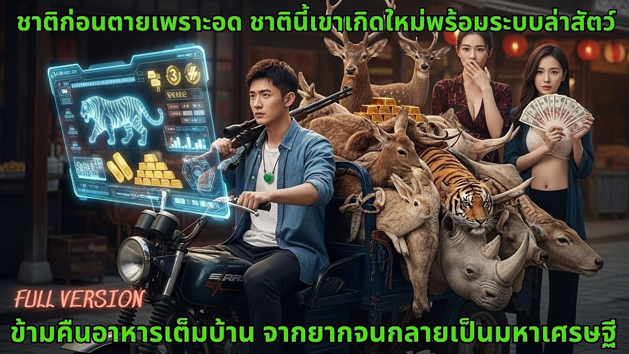 ชาติก่อนตายเพราะอดชาตินี้เขาเกิดใหม่พร้อมระบบล่าสัตว์ ข้ามคืนอาหารเต็มบ้าน จากยากจนกลายเป็นมหาเศรษฐี