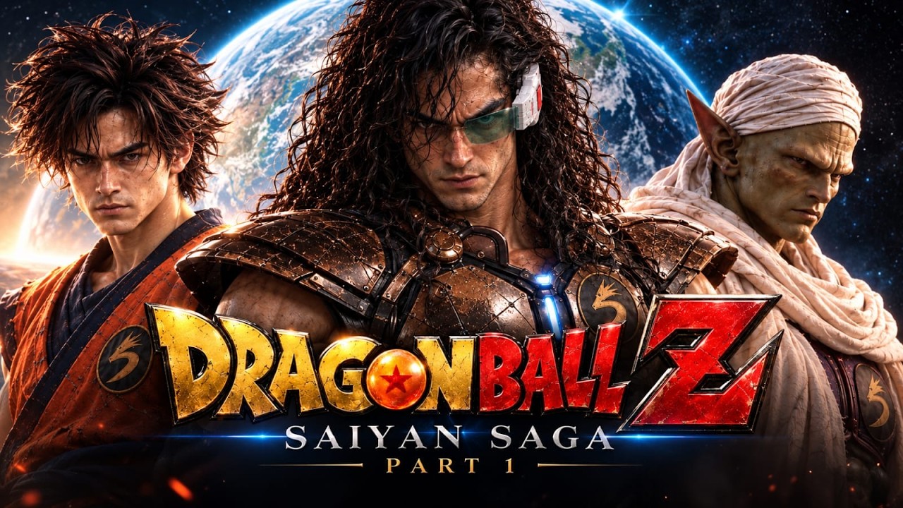 Dragon Ball Z: Saiyan Saga — Raditz Arrives, an AI film by Trilerin