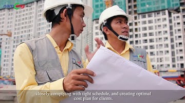 NAMCONG thi công Dự ứng lực Siêu dự án Cao ốc The Landmark 81