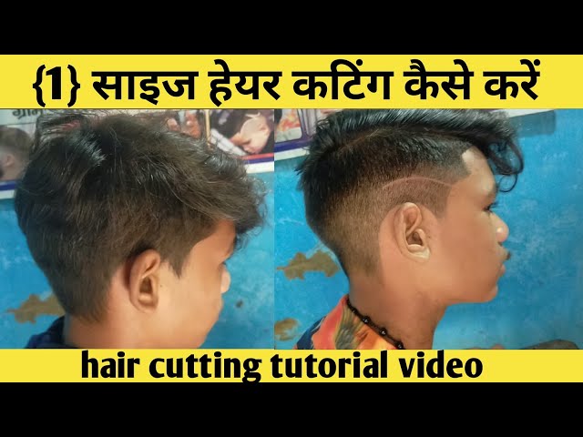 Portrait of Asian kid with healthy long black hair getting haircut. Hand of  stylist drying woman