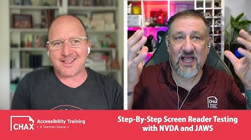 Step-By-Step Screen Reader Testing with NVDA and JAWS