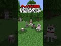 ★ 〇〇した人のペット【マインクラフト】#マイクラ #shorts