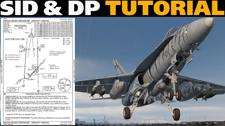 How to fly Departure Procedures SIDs & DP's in DCS World!