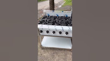 lý do vì sao bếp Âu 6 họng inox 304 đang được săn tìm nhiều nhất! #bepau