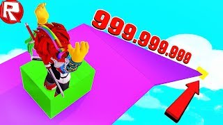 РОБЛОКС САМЫЙ ОПАСНЫЙ СПУСК ВНИЗ НА 999.999.999 МЕТРОВ ROBLOX СИМУЛЯТОР ВИДЕО ВЕСЕЛАЯ ИГРА ДЛЯ ДЕТЕЙ