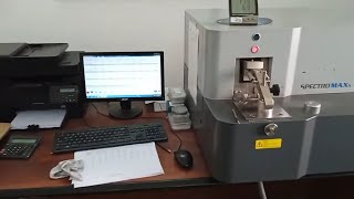 #sample test by #spectrometer spectro Max, full video