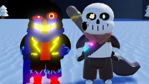 Ink sans and error sans show case  [sans multiversal battle 2]