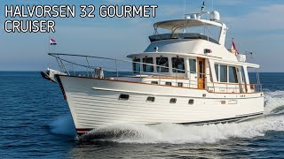 The Halvorsen 32 Gourmet Cruiser | Small Trawler, Big Personality