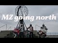 Mit der MZ zum Nordkapp (Nordkap) - ETZ 250 going north - (english subtitles)