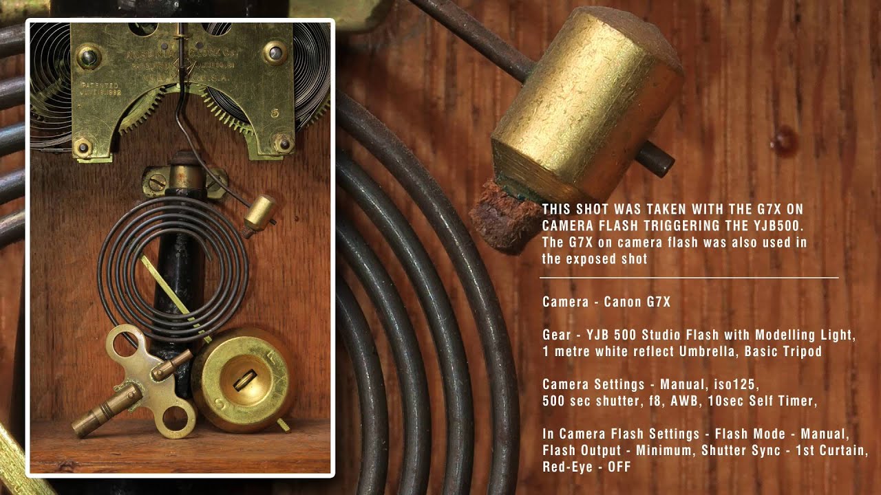 CANON G7X with OFF CAMERA STUDIO FLASH YouTube