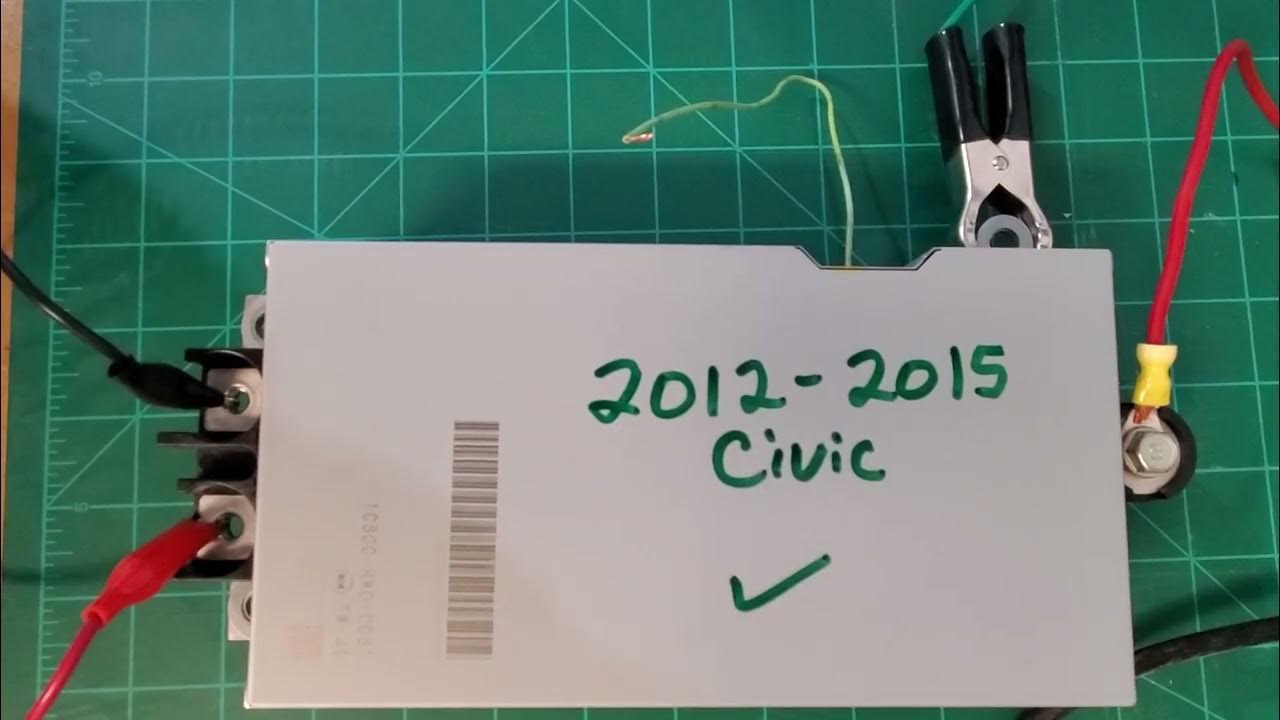 Bench testing the 2012 to 2015 Honda Civic Hybrid DC to DC converter