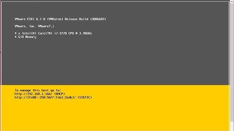 VMware Tutorial for Beginners Installing vSphere 6.7