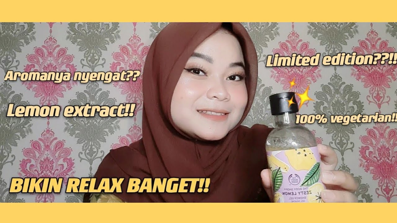 REVIEW THE BODY SHOP ZESTY LEMON SHOWER GEL YouTube