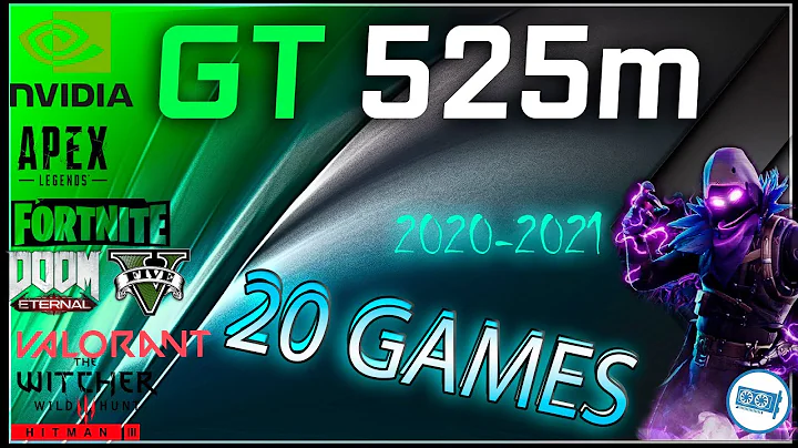 *NVIDIA GT 525m 1gb In 20 GAMES    |  in 2021