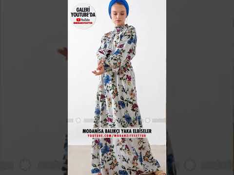 #Modanisa Balıkçı Yaka #Tesettür #Elbiseler 👗