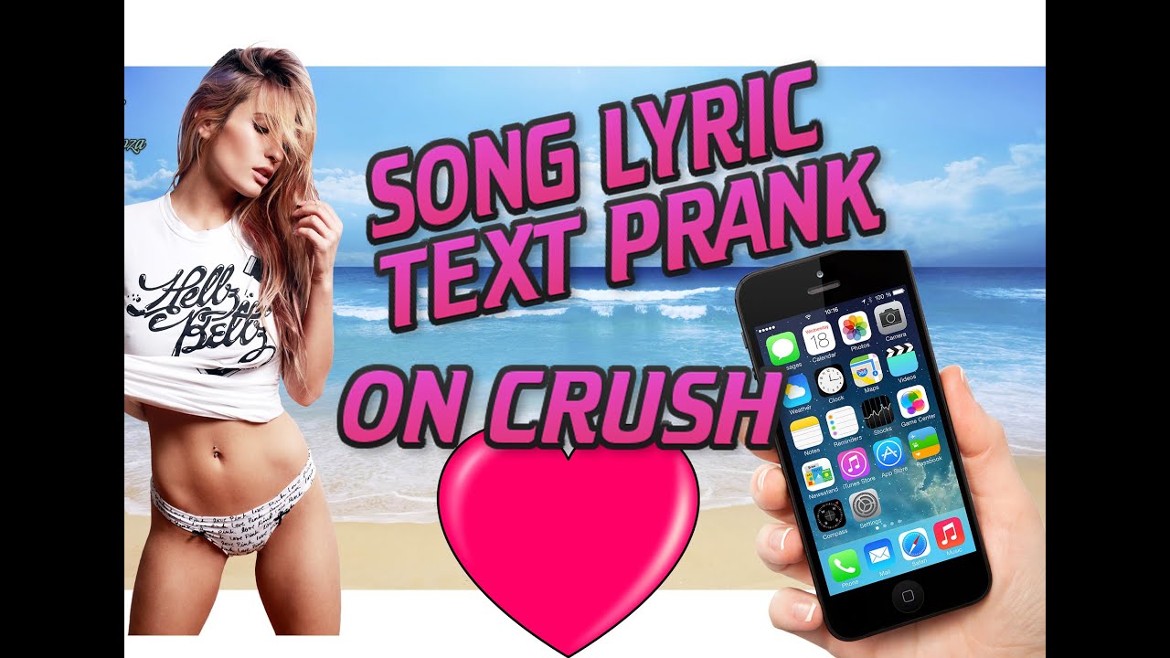 BEST OF SONG LYRIC TEXT PRANK ON CRUSH, ON MUM, ON GIRLFRIEND, ON EX, ON FRIEND  YouTube