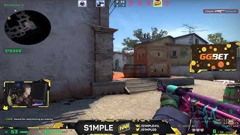 NaVi ! S1mple Clutch 1v5 Inferno