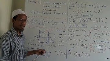 Example 4.2 :Unsteady Flow
