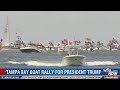 Trump supporters hold boat rally for president's 74th birthday