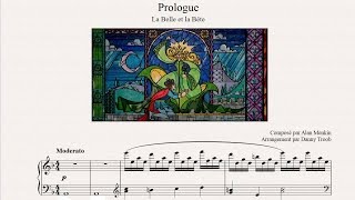 Video thumbnail of "Prologue - Beauty And The Beast (piano sheet music)"