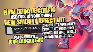 Wajib Coba!! Cara Low Device Smooth Seperti iPhone Dengan Smooth Skill Effect Hit Ml Patch Terbaru