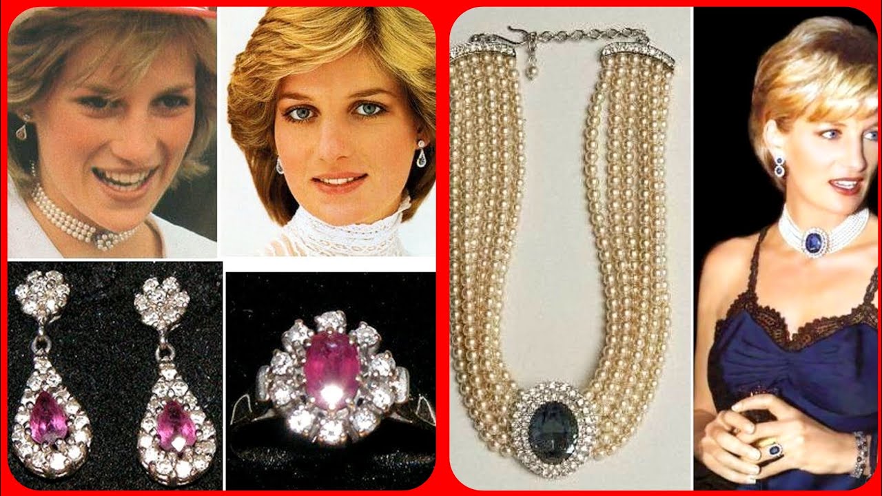 The Most Beautiful Princess Diana Jewellery For auction - YouTube