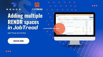 Adding Multiple RENDR Spaces in JobTread