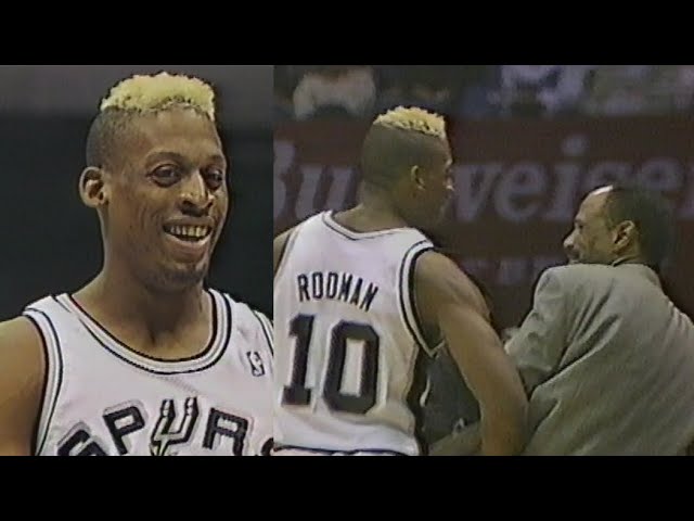 Vintage 1995/96 Dennis Rodman San Antonio Spurs Champion 