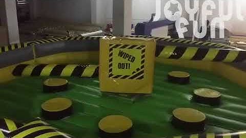 Meltdown Mechanical Ride Inflatable Wipe Out, JOYFUL FUN