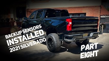 2021 Chevy Silverado (part eight): adding backup sensors in factory locations!