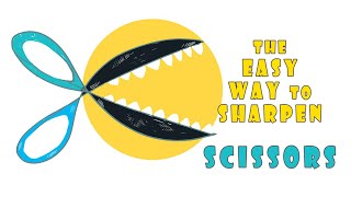 Sharpening scissors and mistakes most beginners make