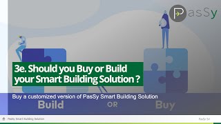 3e. PasSy Smart Building Solution - buy/build