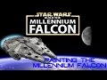 Build the millennium falcon painting the millennium falcon