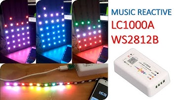 LC1000A Music Reactive Led Strip WS2812B Wifi Controller