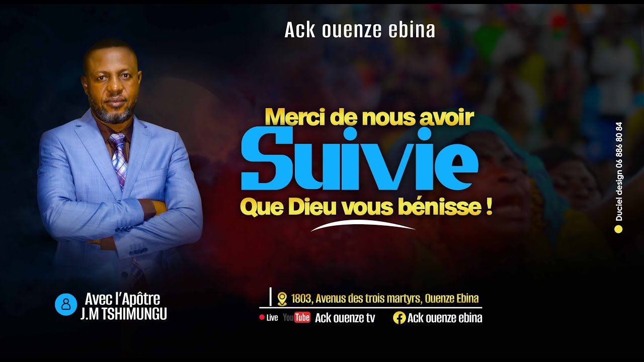 CULTE DE VEND.17.FEV 2023/ Thème CETTE SORTE DE DEMON NE SORT QUE PAR