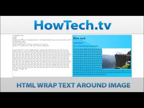 HTML Wrap Text Around Image