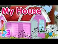 Bernyanyi Lagu Bahasa Inggris My House bersama Diva | 123 English For Kids | Kartun Anak Channel