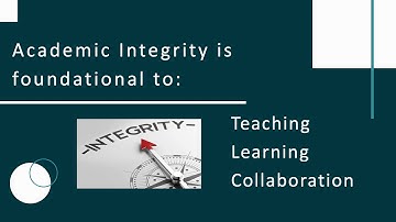Introduction of Academic Integrity